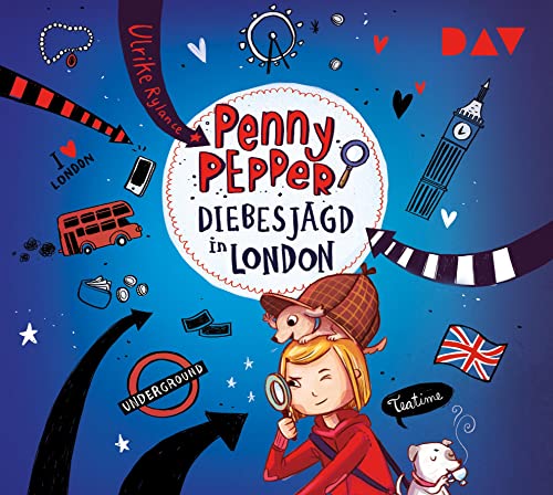 Penny Pepper – Teil 7: Diebesjagd in London: Szenische Lesung mit Musik mit Luisa Wietzorek (1 CD) (Die Penny Pepper-Reihe) von Der Audio Verlag